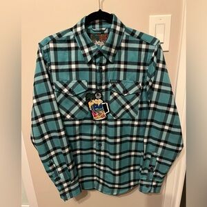 Dixxon Flannel Co. Cancun flannel long sleeve. Men's size XS